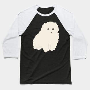 Fluffy Dog Baseball T-Shirt